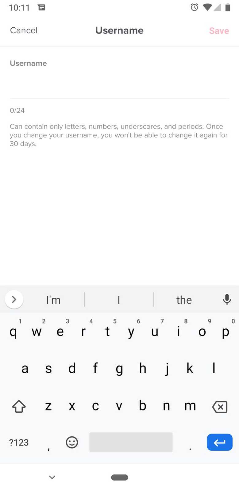 تغيير اسم الحساب في تيك توك TikTok