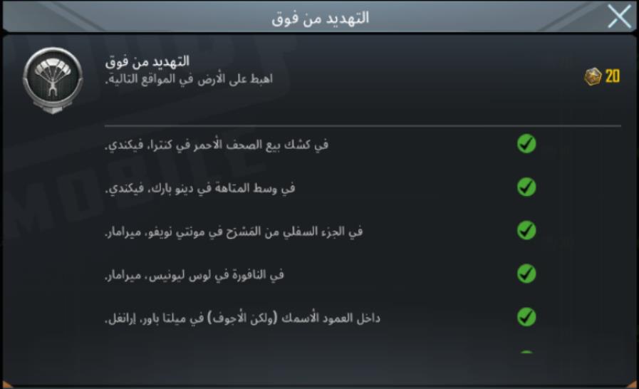 التهديد من فوق