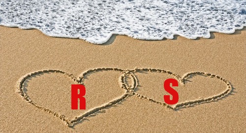 حرف S & R مع بعض مزخرف , صور حرف R و S على شكل قلب , خلفيات مصورة حرف