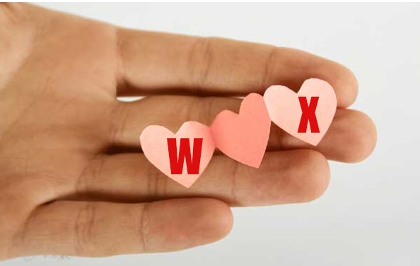 صور حب حرف X & W بنفس الصورة , صور مزخرفة لحرف X و W مع بعض , احلى