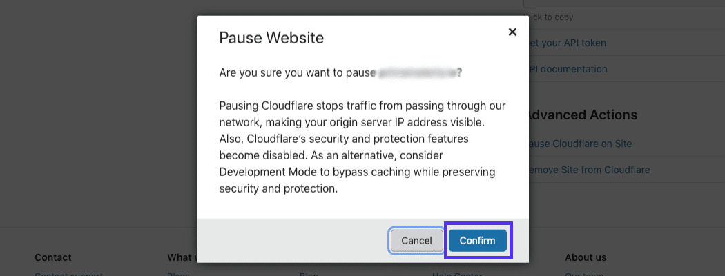 kinsta-confirm-pause-cloudflare-on-site.png