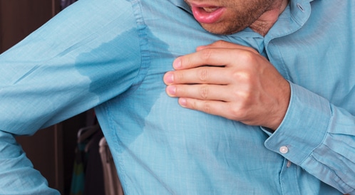 سبب التعرق الشديد