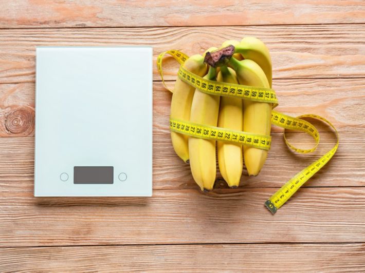  الموز يزيد الوزن