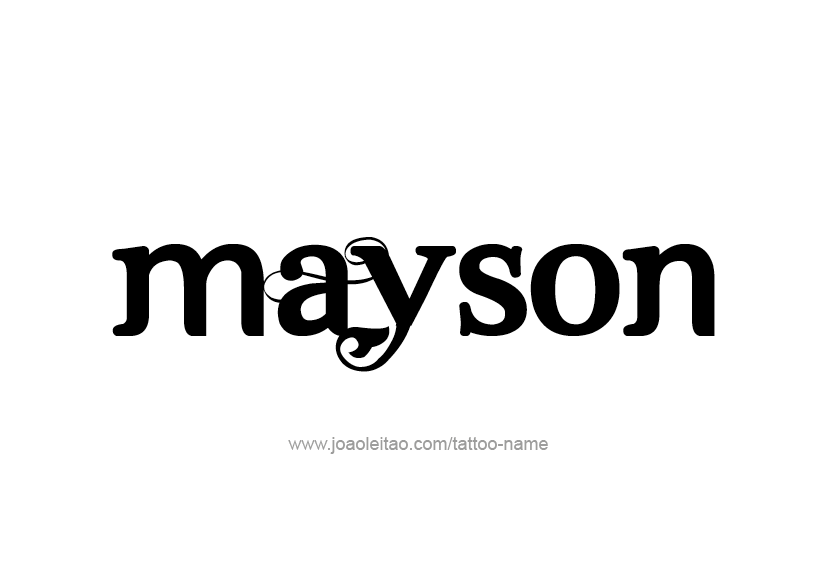 tattoo-design-name-mayson-17.png