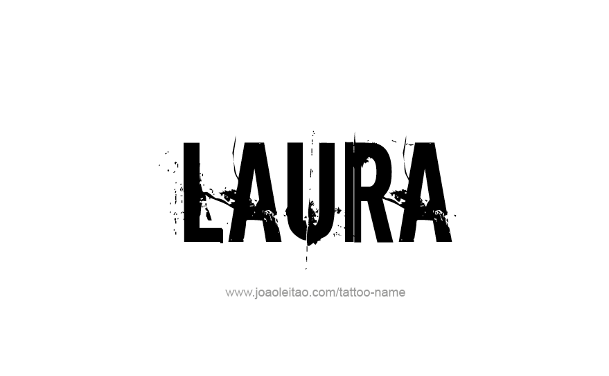 tattoo-design-name-laura-06.png